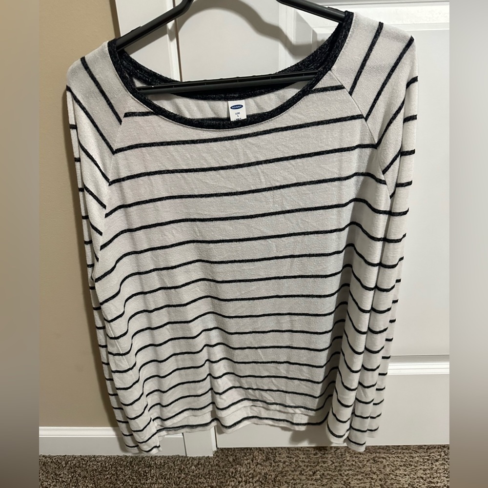 Women’s long sleeve striped top
